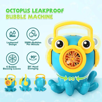 Bubble Gun Toys for 3+ Year Old Kids Boys Girls, Automatic Bubble Machine with Bubble Solution, Summer Outdoor Kids Toys