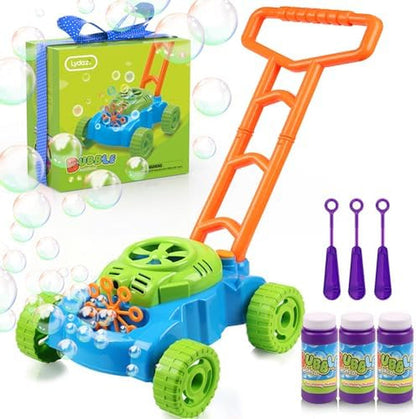 Bubble Lawn Mower Toddler Toys, Bubble Machine Outdoor Garden Toys | Toddler Outdoor Toys for 1 2 Year Old Boy Birthday Gift, Summer Push Gardening Toys for Preschool Baby Boys Age 1 2 3 +