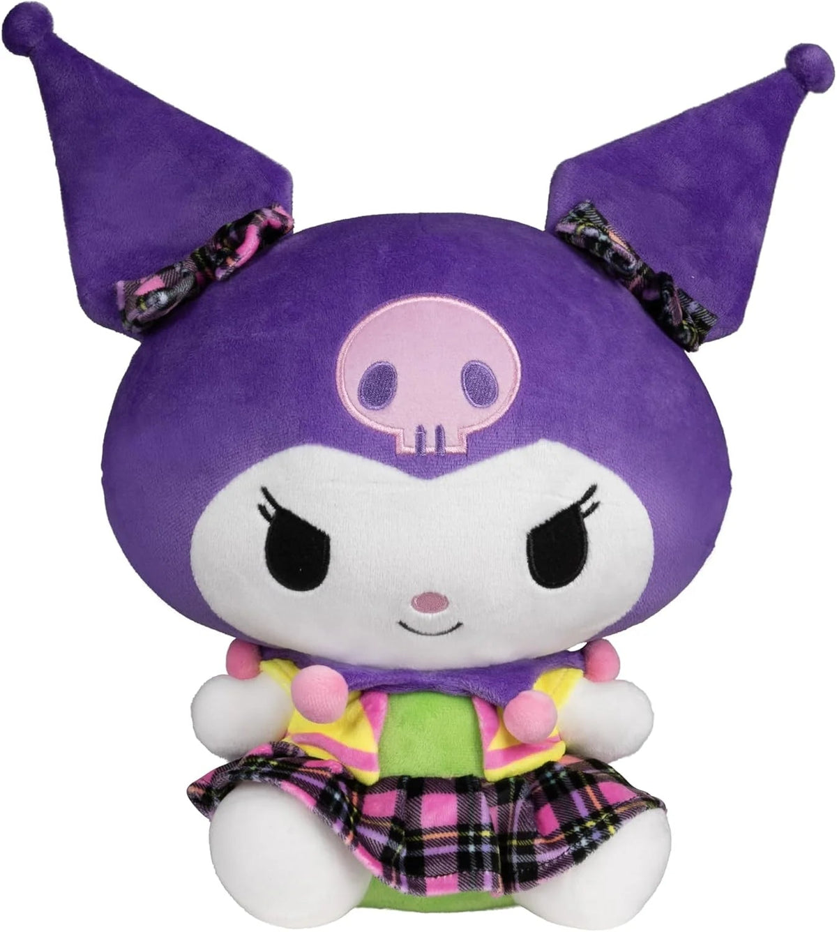 Hello Kitty and Friends, 12-Inch Kuromi Neon Plush - Officially Licensed Sanrio Product from Ages 6+