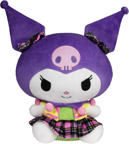 Hello Kitty and Friends, 12-Inch Kuromi Neon Plush - Officially Licensed Sanrio Product from Ages 6+