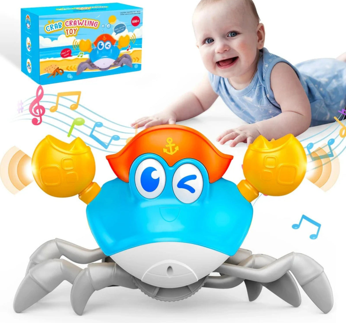 Crawling Crab Baby Toy