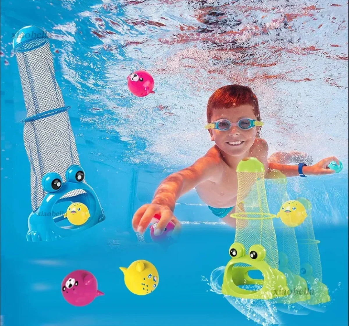 Frog Underwater Diving Toy for Kids Pool Swimming Practice and Water Play